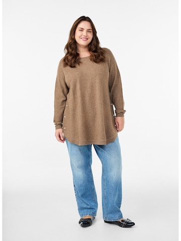 ruda Zizzi Megztinis be užsegimo