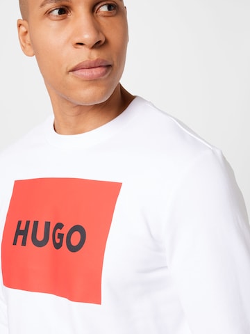 HUGO Red - Sweatshirt 'Duragol' em branco