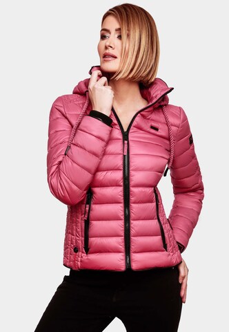 NAVAHOO Between-Season Jacket 'Lulana' in Pink: front