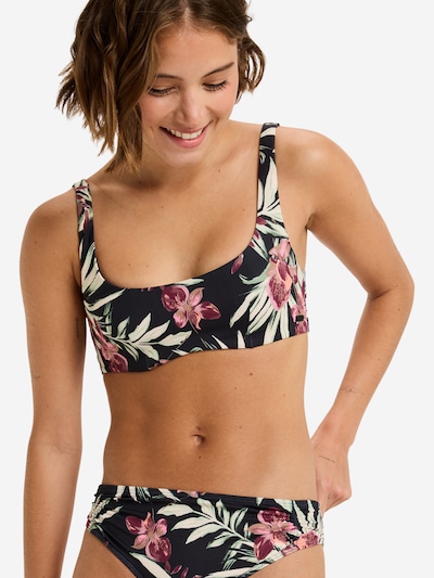 ROXY Bikini Top in 90 in Mint / Light pink / Bordeaux / Black, Item view