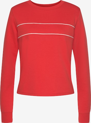 H.I.S Sweatshirt in Red: front