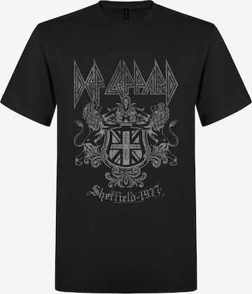 T-Shirt 'Def Leppard - Sheffield 1978 T-Shirt' Def Leppard en noir : devant
