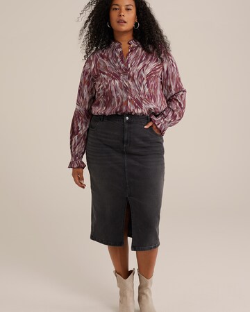 WE Fashion Blouse in Red: front