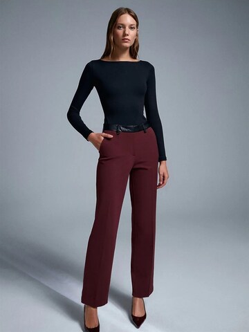 Dilvin Regular Broek in Rood