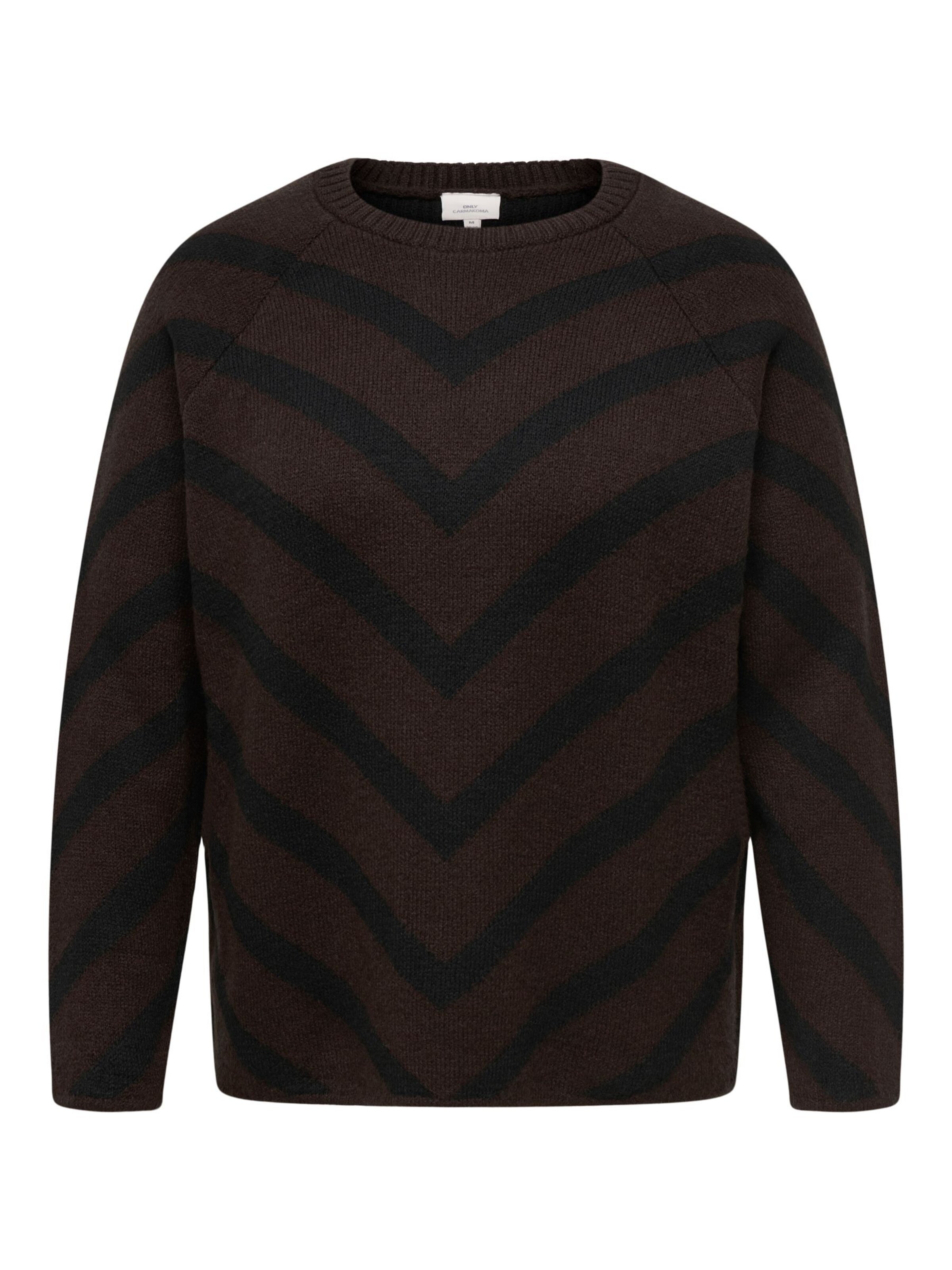 Pull-over 'CAREliza' ONLY Carmakoma en marron : devant