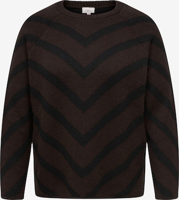 Pull-over 'CAREliza' ONLY Carmakoma en marron : devant