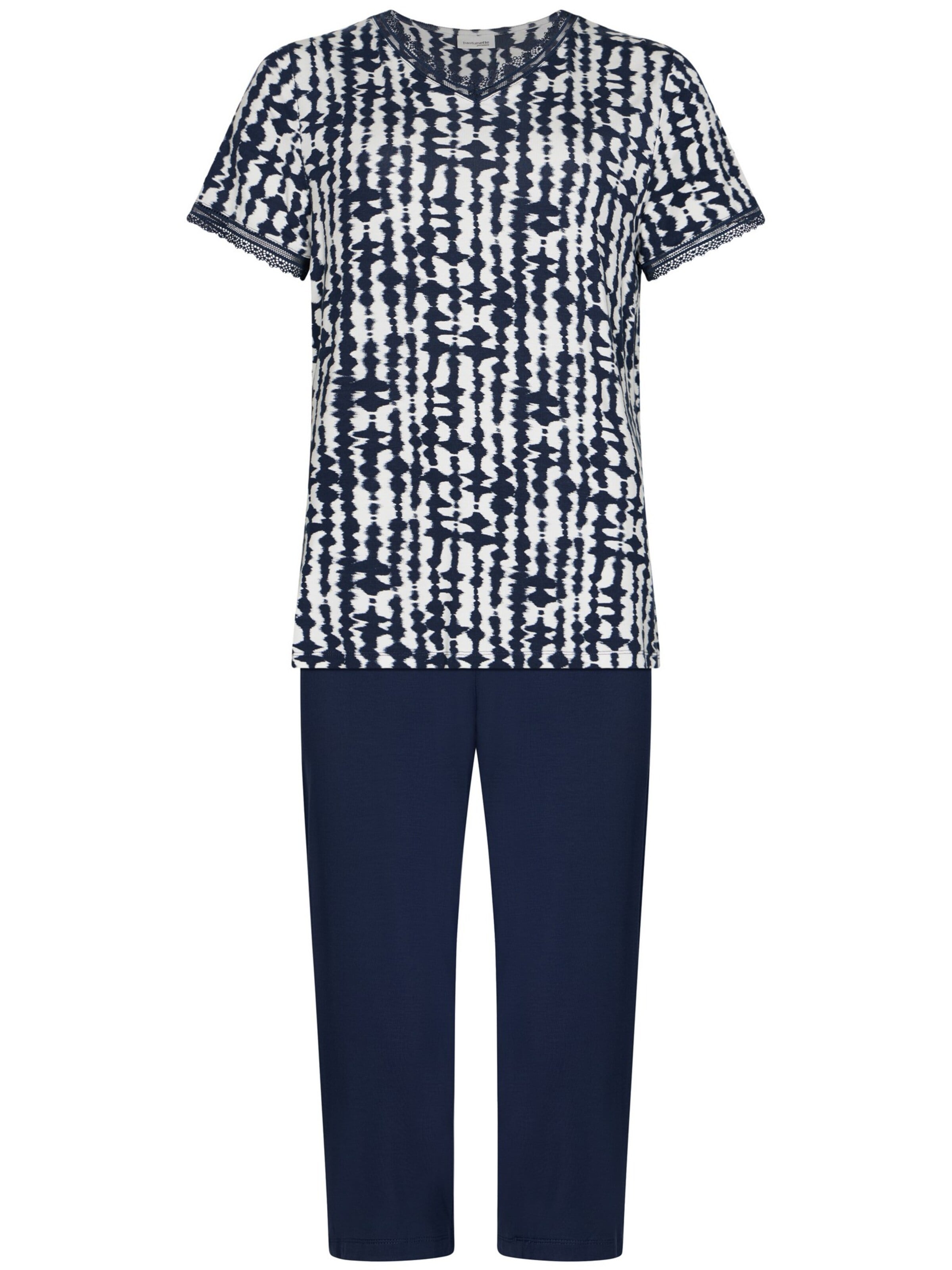 Pastunette Pyjama 'Pyjama' in Blauw: voorkant