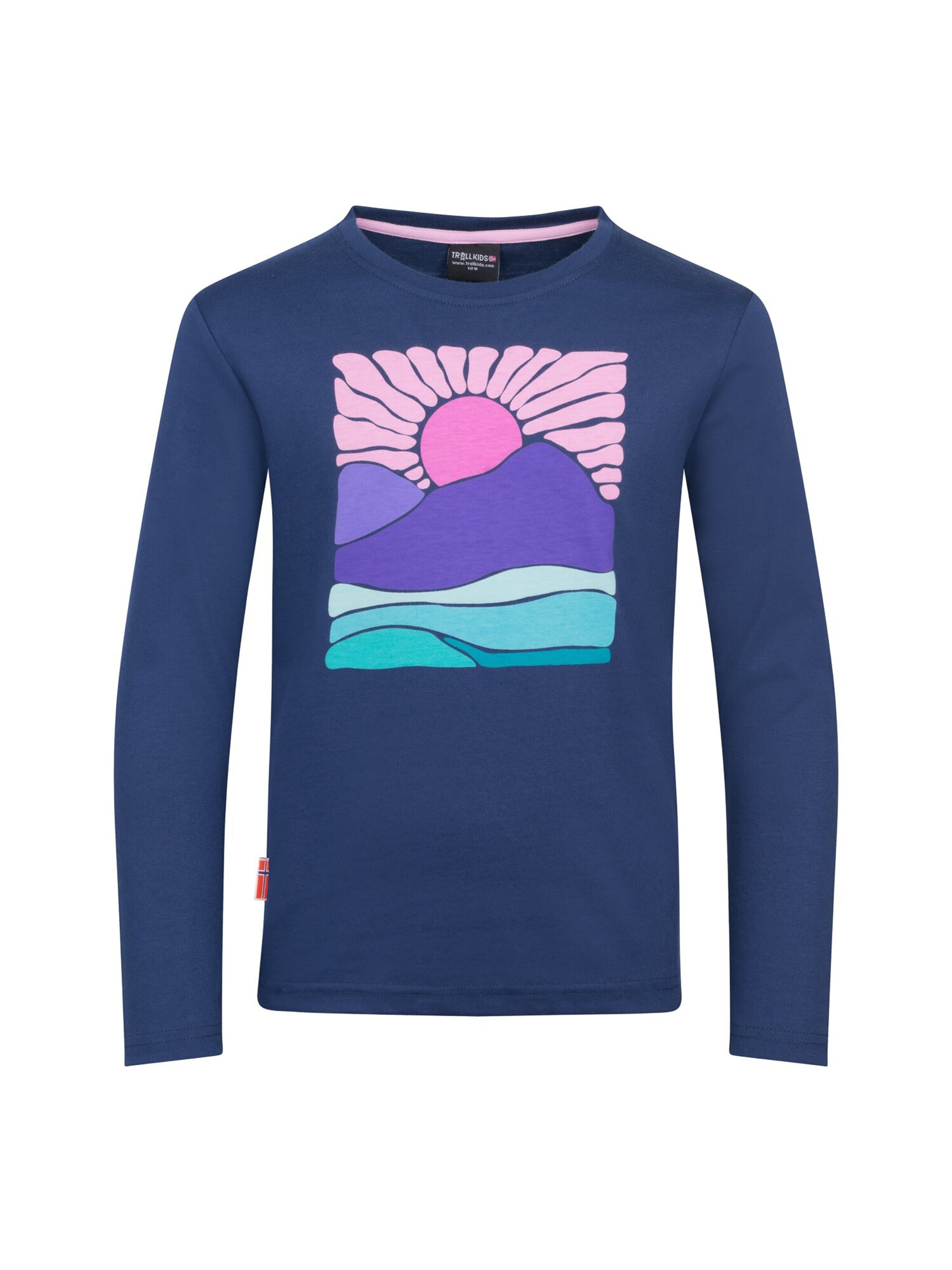 TROLLKIDS Performance Shirt in Blue: front