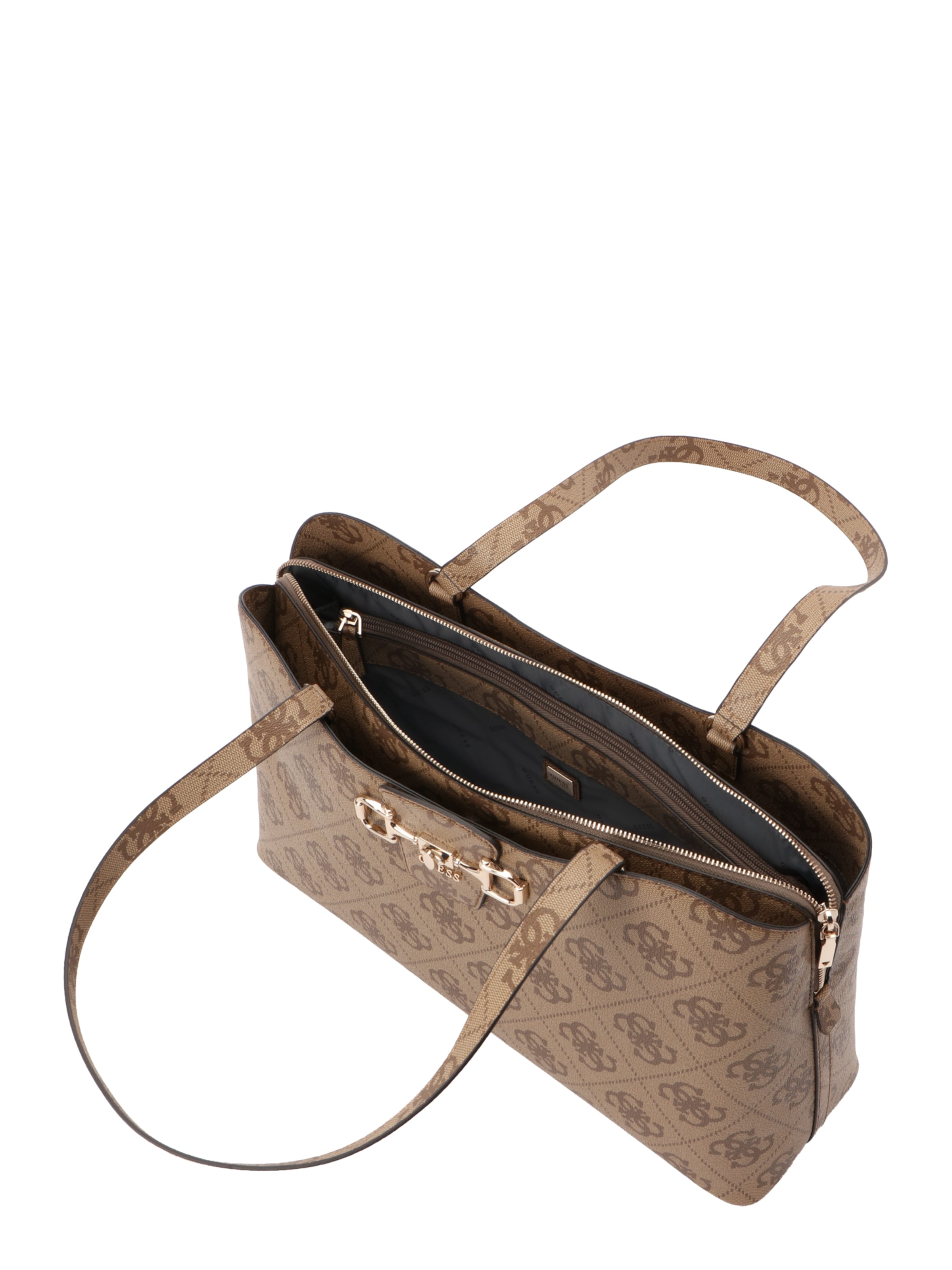 GUESS Schoudertas 'Janie' in Bruin