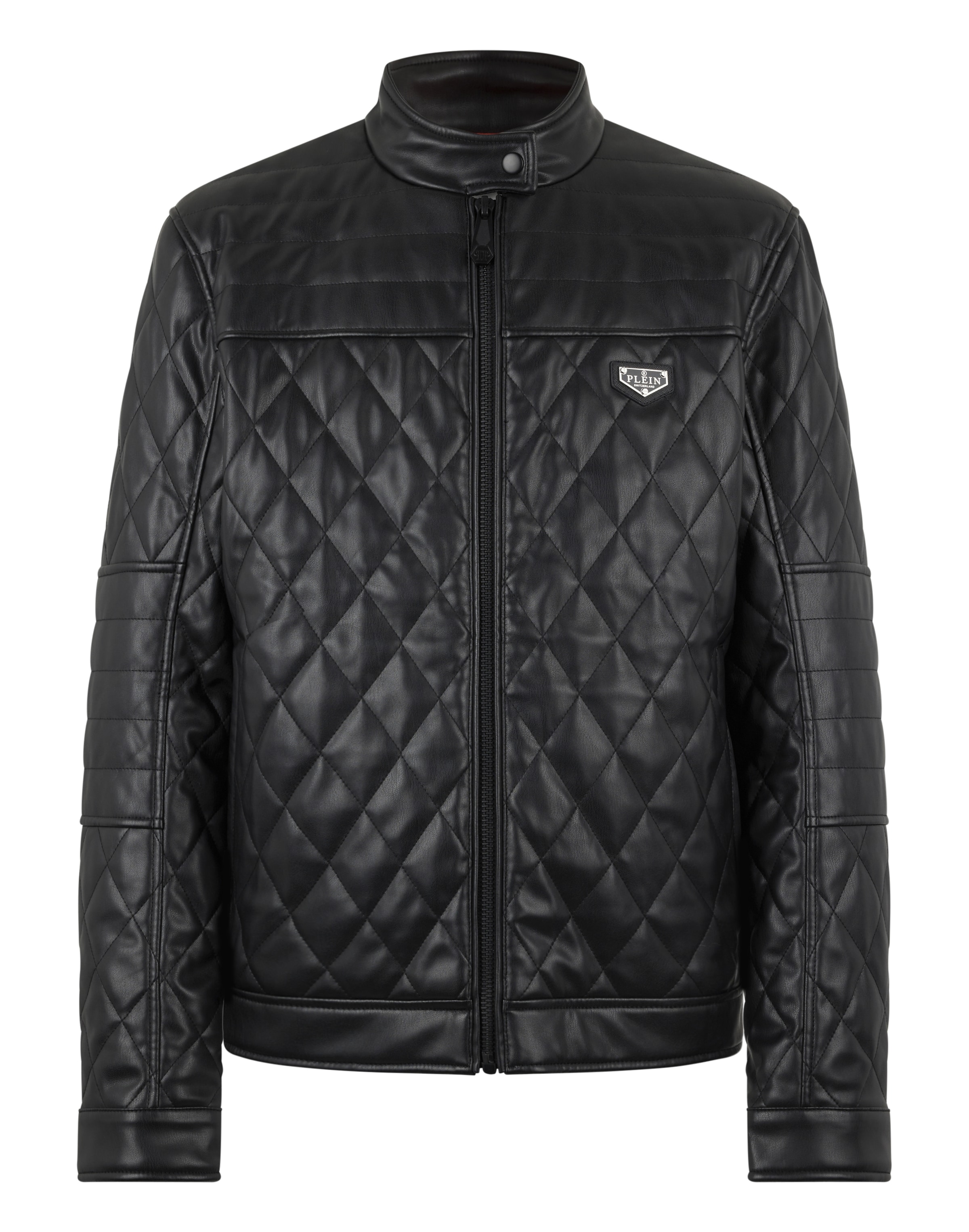 Philipp Plein Tussenjas in Zwart: voorkant