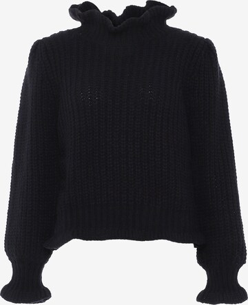 Pull-over faina en noir : devant