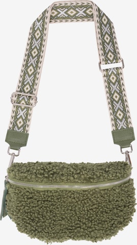 Seasons of April Umhängetasche 'Curly' in Grün: Vorderseite