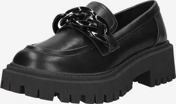 BULLBOXER Classic Flats in Black: front