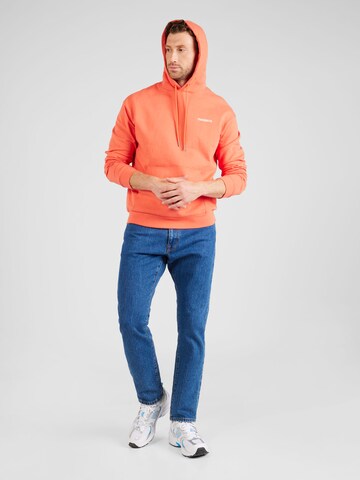 Sweat-shirt QS en orange