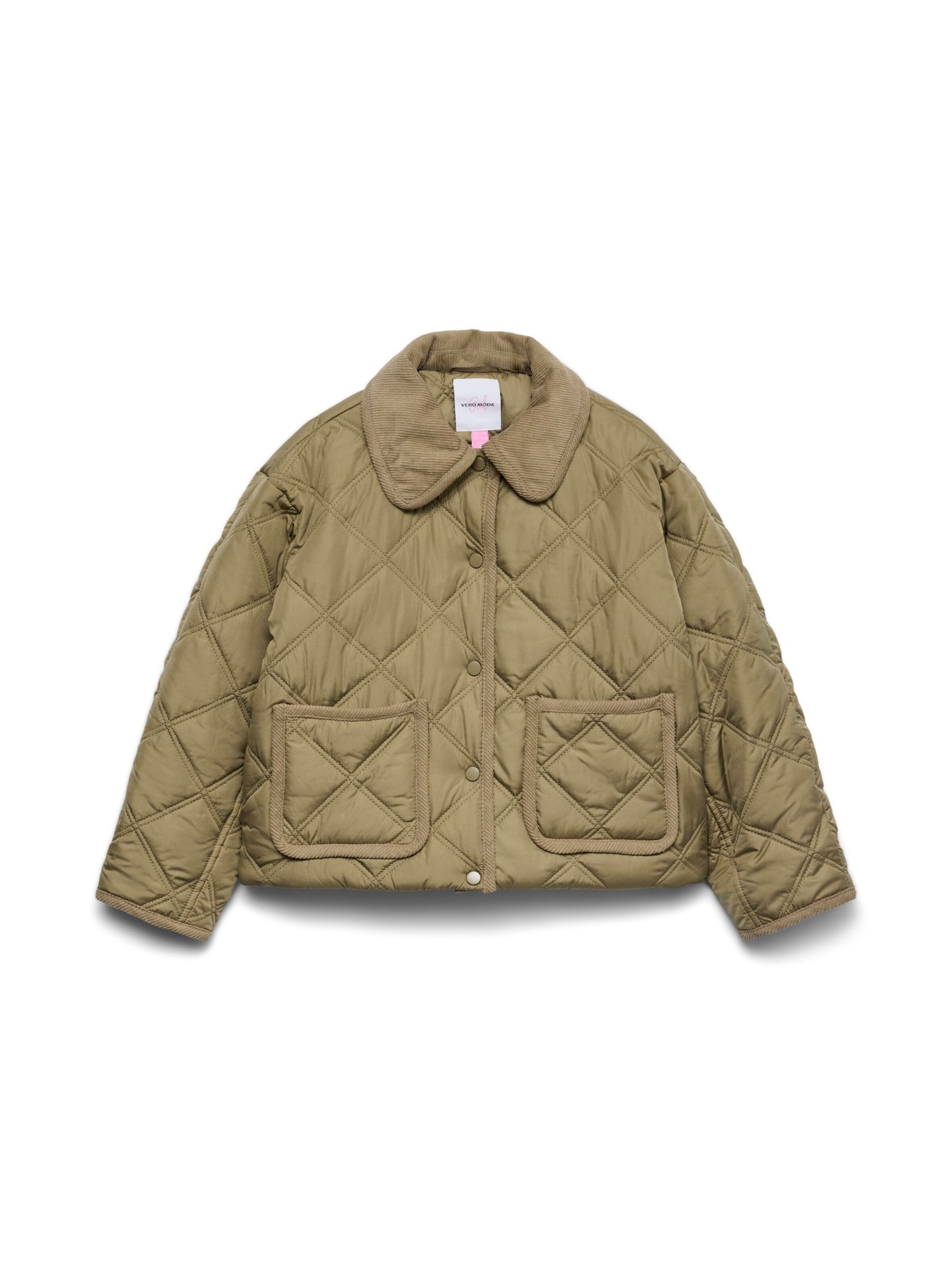 Vero Moda Girl - Chaqueta de entretiempo 'VMMinnesota' en verde: frente