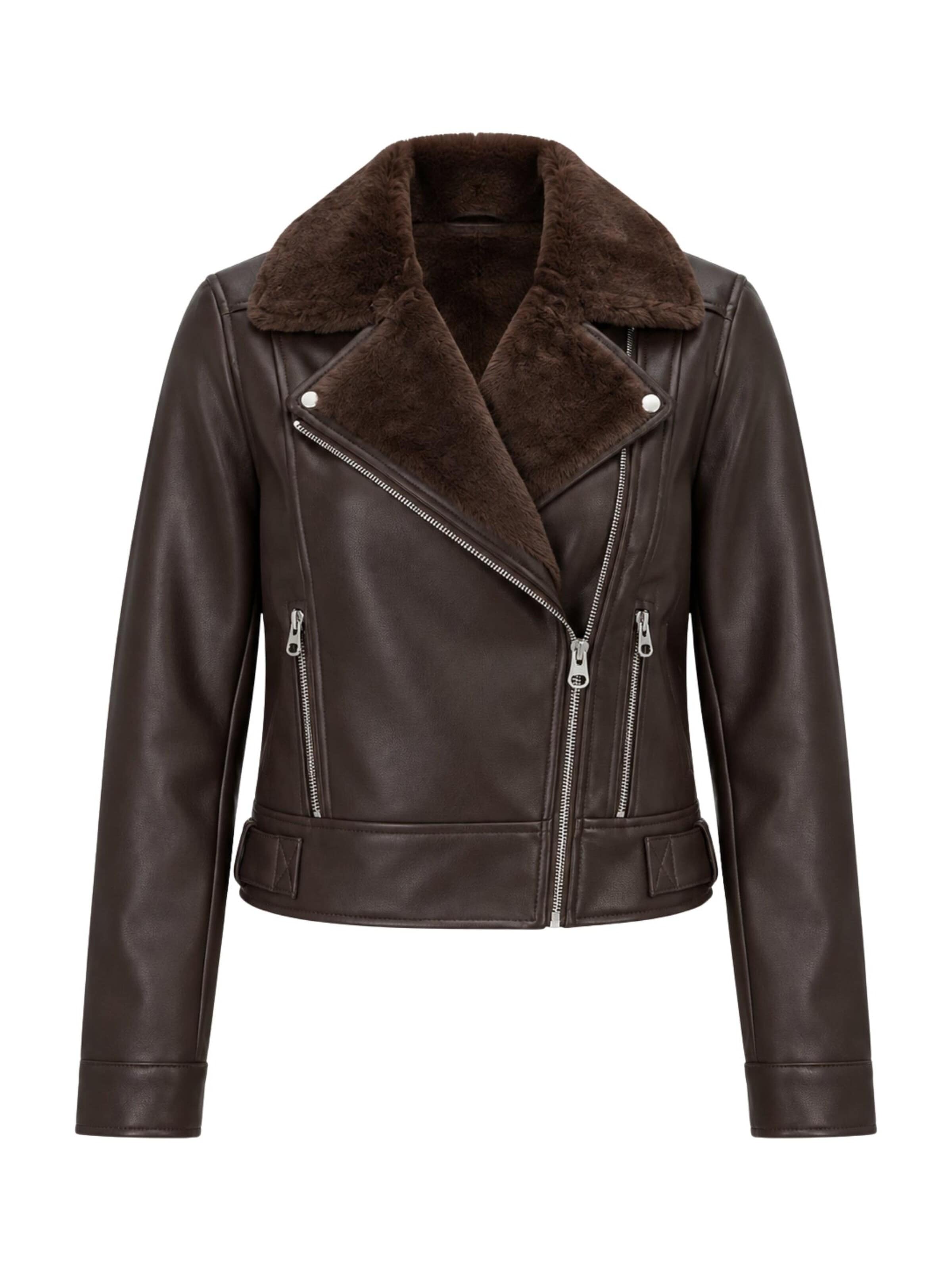 Veste mi-saison '10250405' VERO MODA en marron : devant
