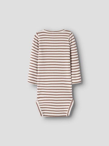 NAME IT Pajac/bodi 'NBNBANI' | rjava barva