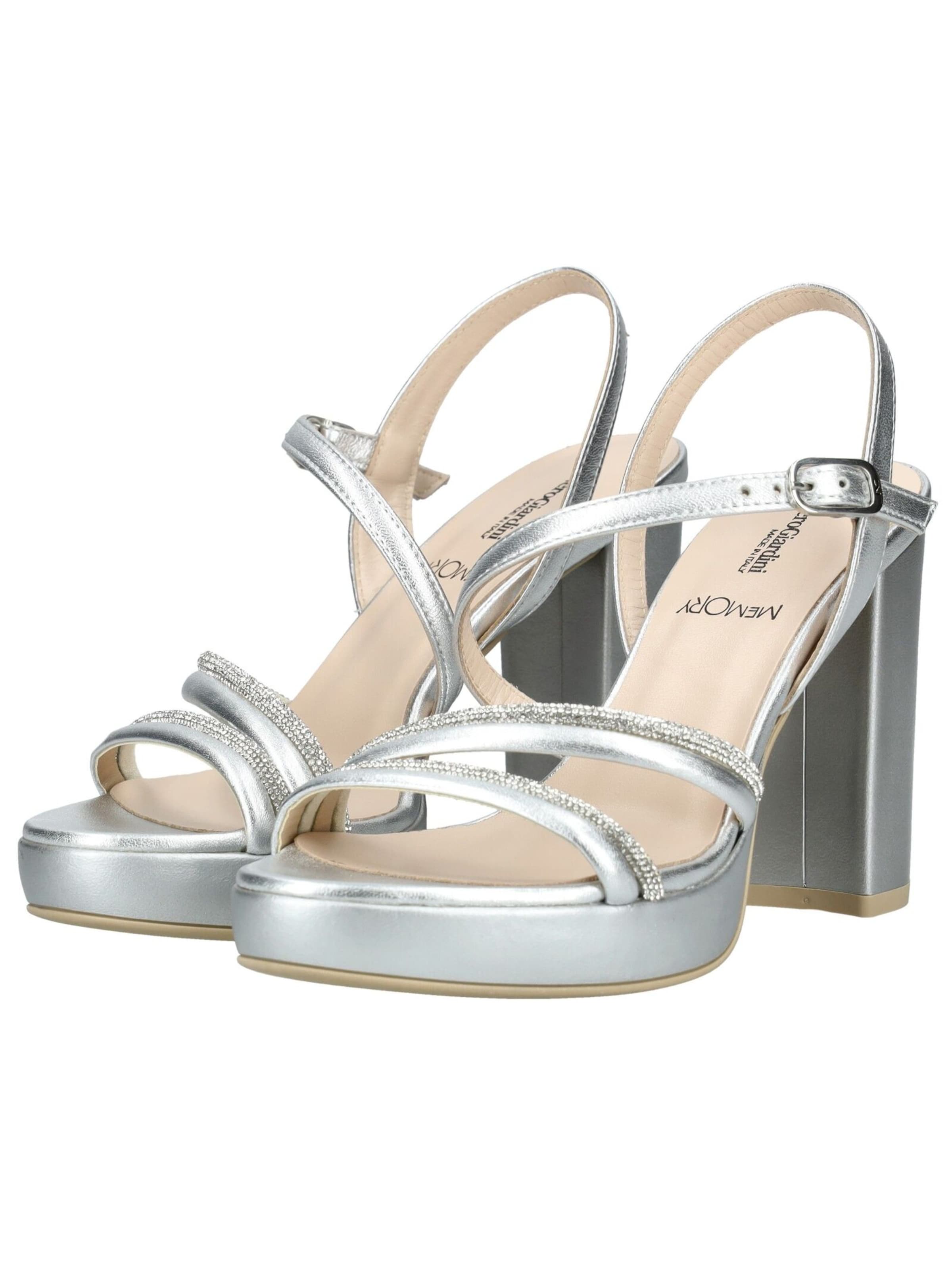 Sandales Nero Giardini en argent