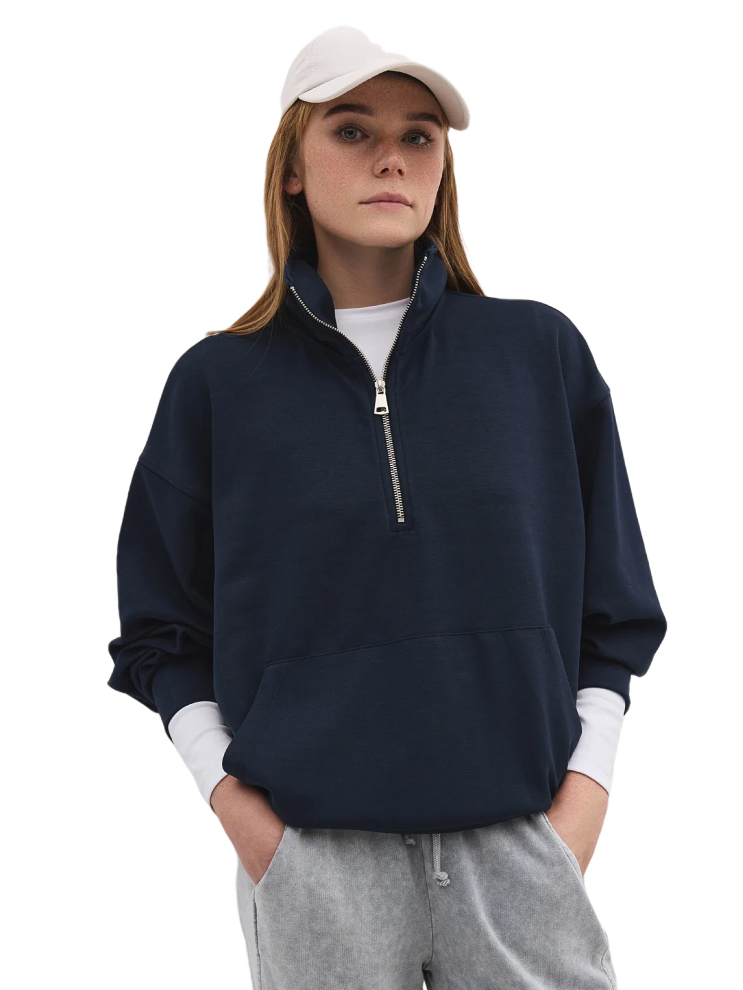 No Matter What Sweatshirt in Blauw: voorkant