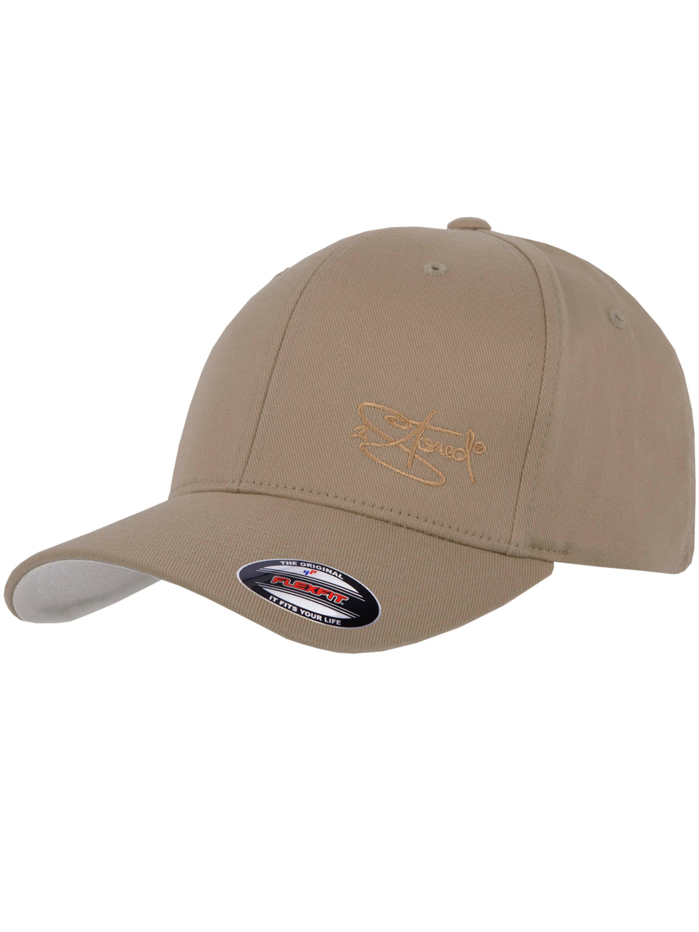 2Stoned Cap 'Flexfit Wooly Combed Classic' in Green: front