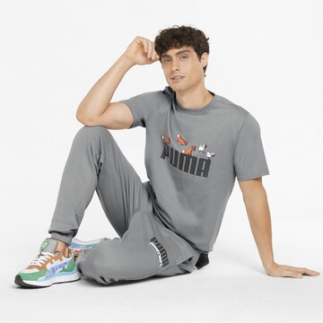 PUMA Tapered Pants 'Minecraft' in Grey