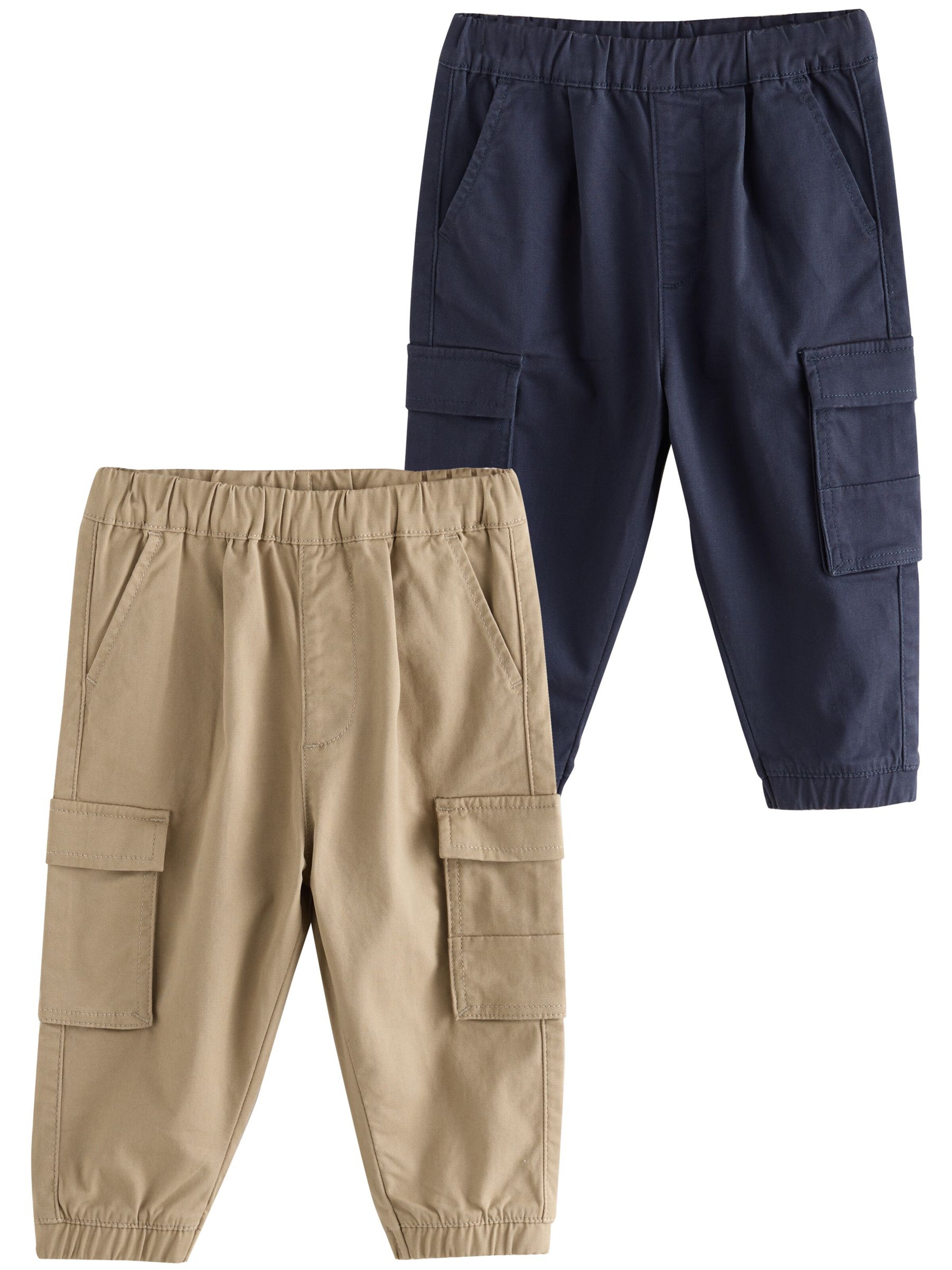 Next Liibuv Püksid, värv beež: eest vaates