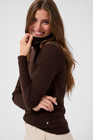 Pull-over 'Peloa' Cream en marron