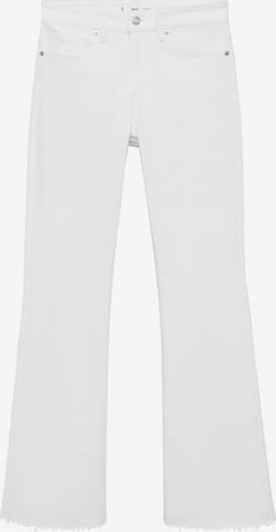 MANGO Levenevä Farkut 'Fiona' värissä valkoinen: etupuoli