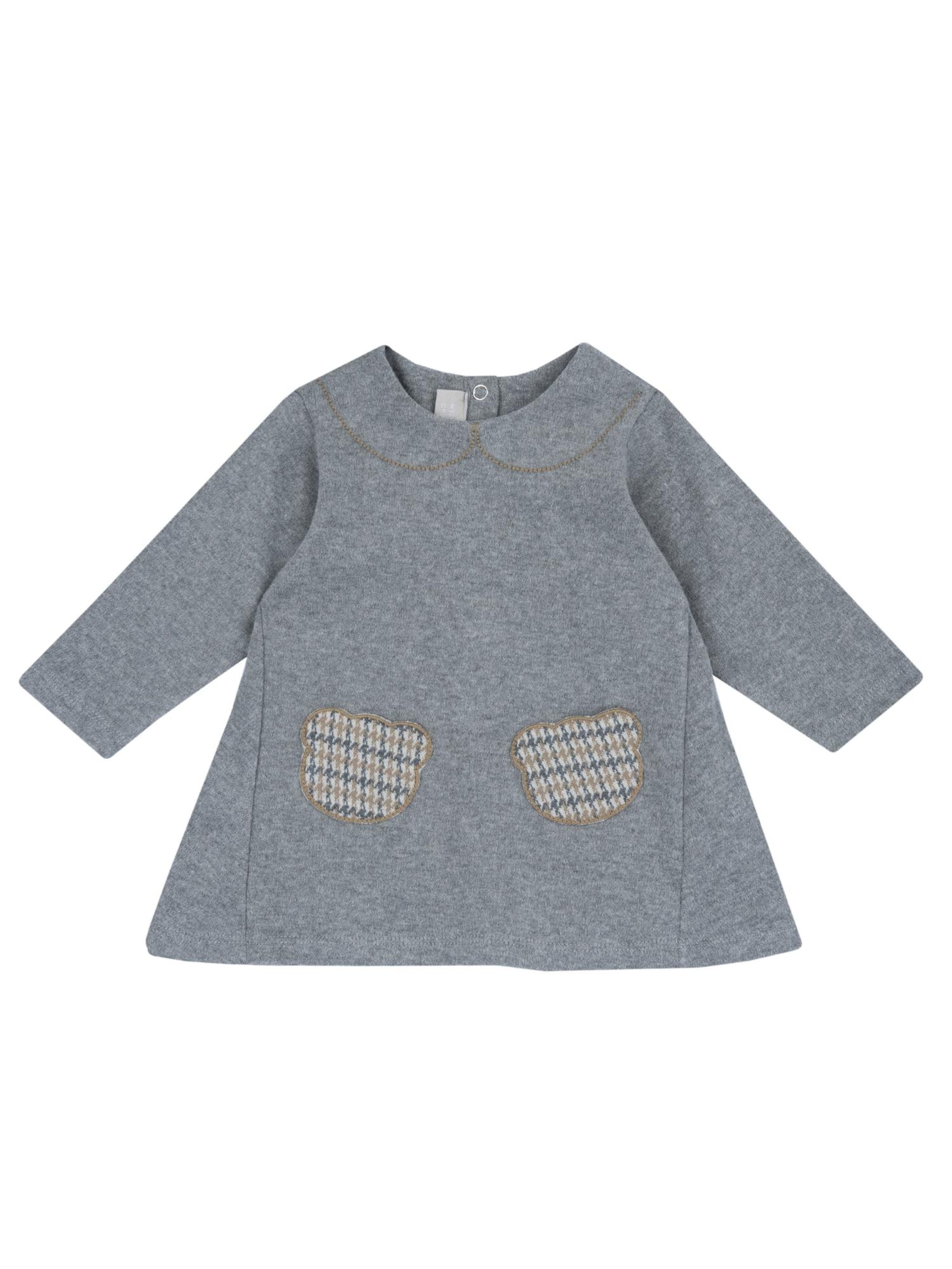 Chicco Рокля в сиво: отпред