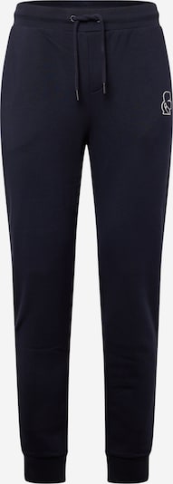 Pantaloni Karl Lagerfeld pe bleumarin / alb, Vizualizare produs