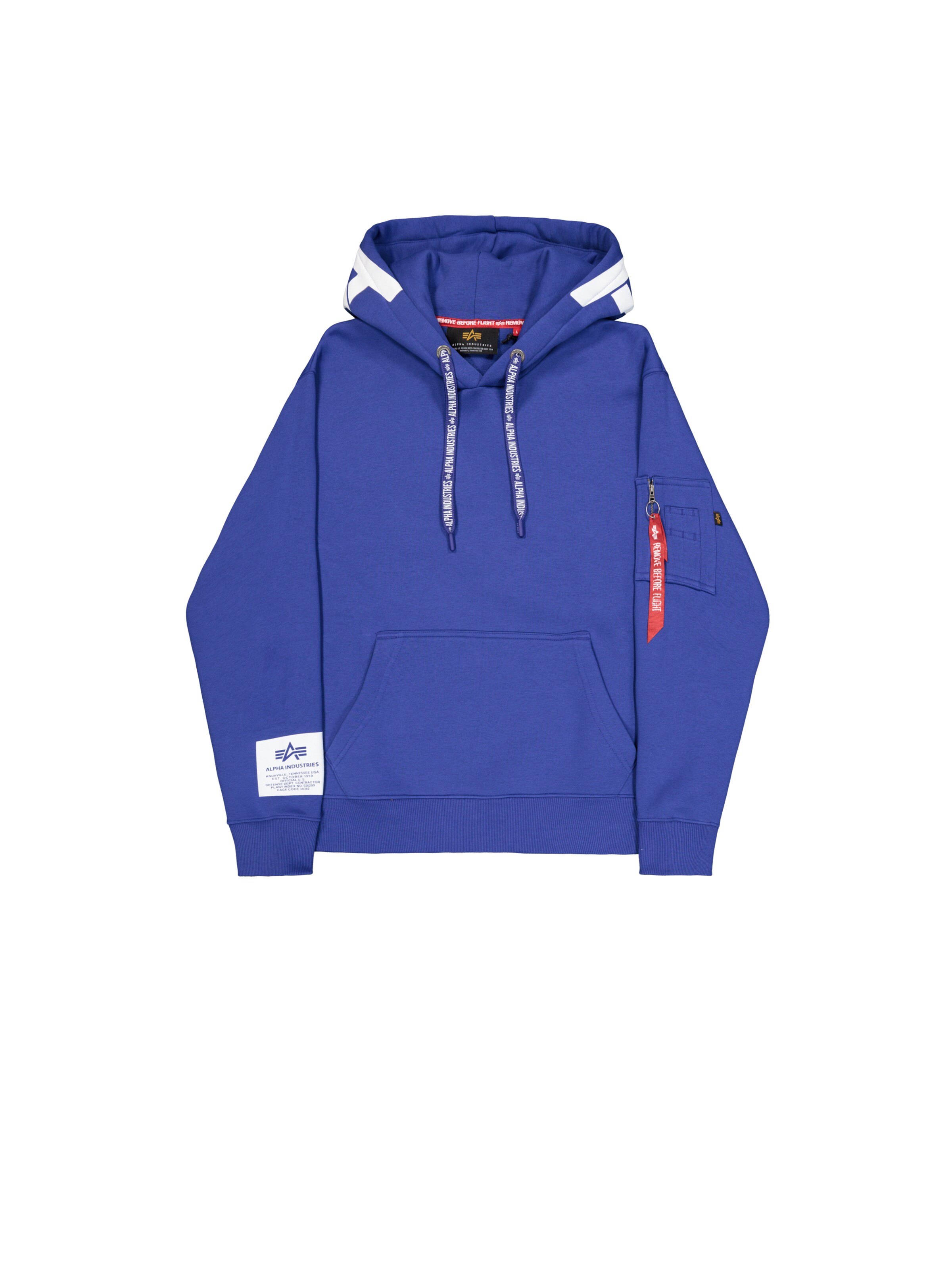 ALPHA INDUSTRIES Sweatshirt in Blue: front