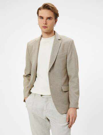 Koton Regular fit Suit Jacket in Beige: front