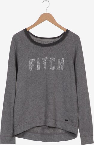 Abercrombie & Fitch Sweatshirt & Zip-Up Hoodie in L in Grey: front