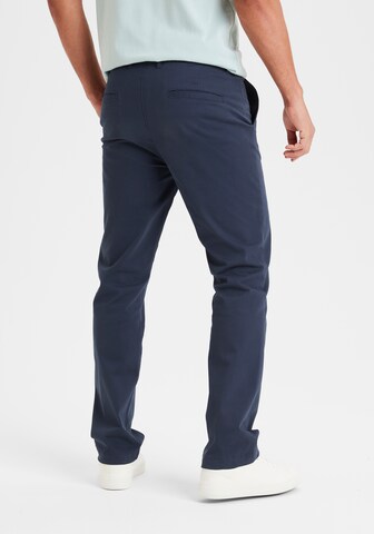 H.I.S Normální Chino kalhoty – modrá