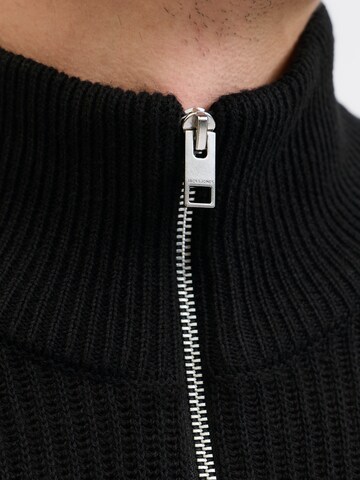 JACK & JONES Strickjacke in Schwarz