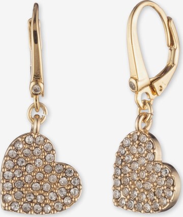 DKNY Oorbellen 'HEART' in Goud: voorkant