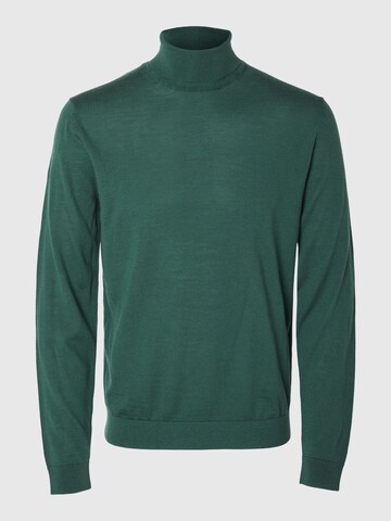 SELECTED HOMME Pullover in Grün