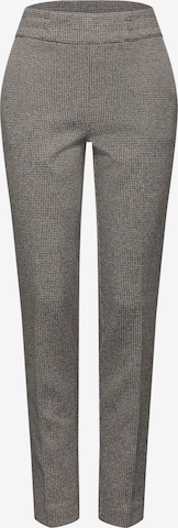 STREET ONE - Pantalón de pinzas 'Bonny' en marrón: frente