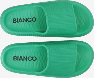 Bianco Mules in Green