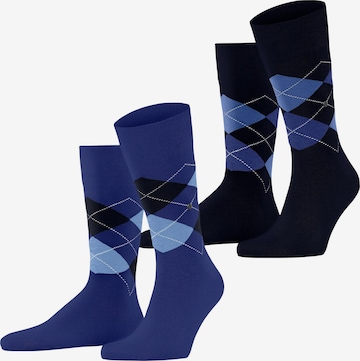 BURLINGTON Socks 'Everyday Argyle' in Blue: front