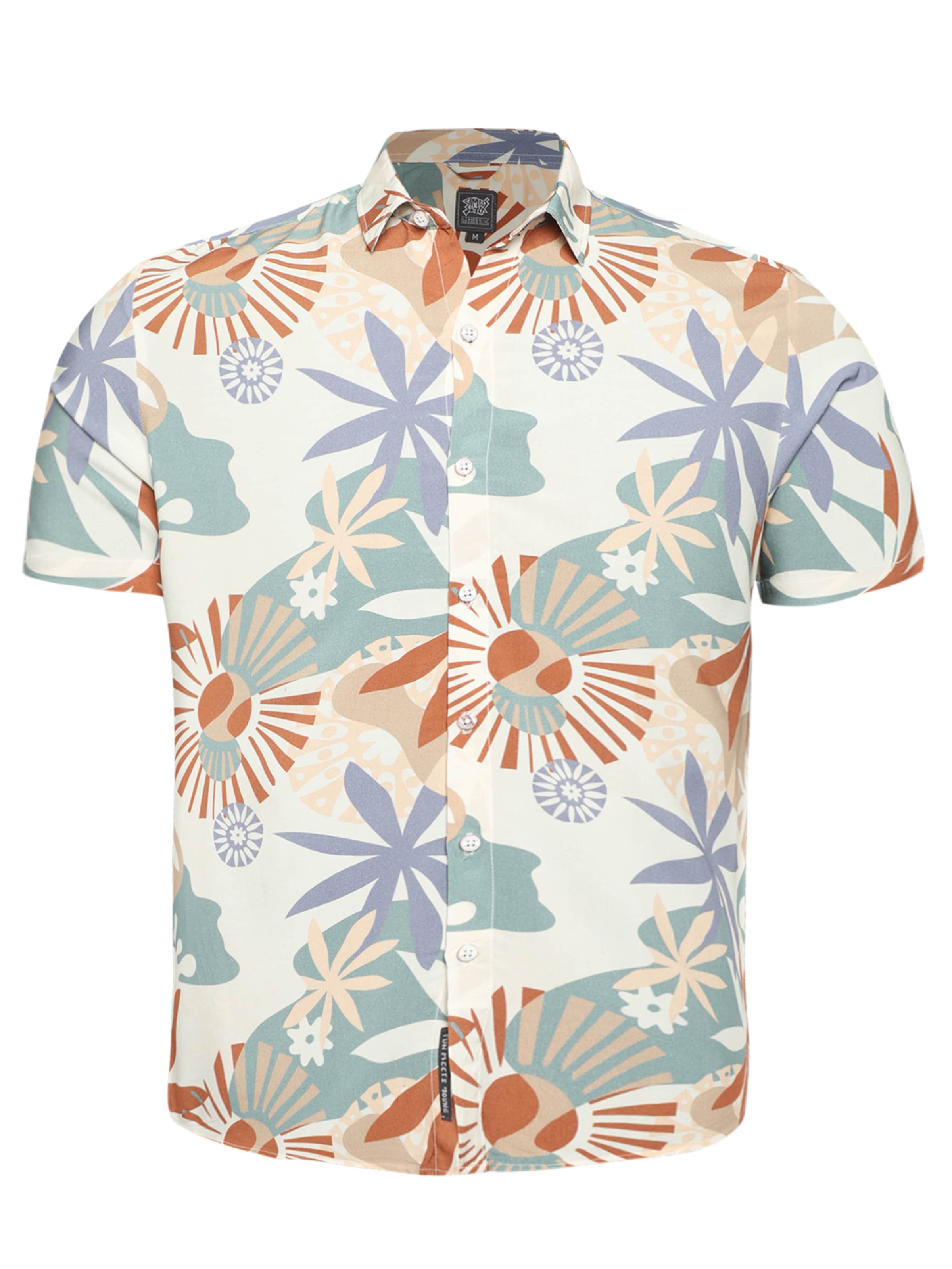 Coupe regular Chemise ' Legend ' Campus Sutra en mélange de couleurs : devant