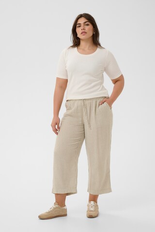 KAFFE CURVE Loosefit Broek 'Mille' in Beige