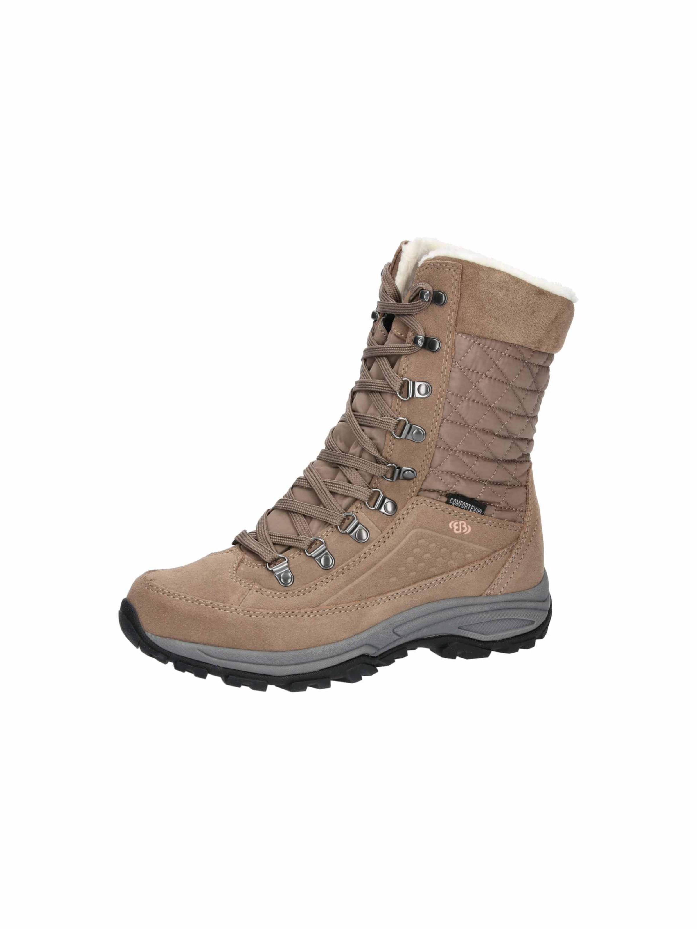 Brütting Snowboots ' Finola ' in Braun: Vorderseite