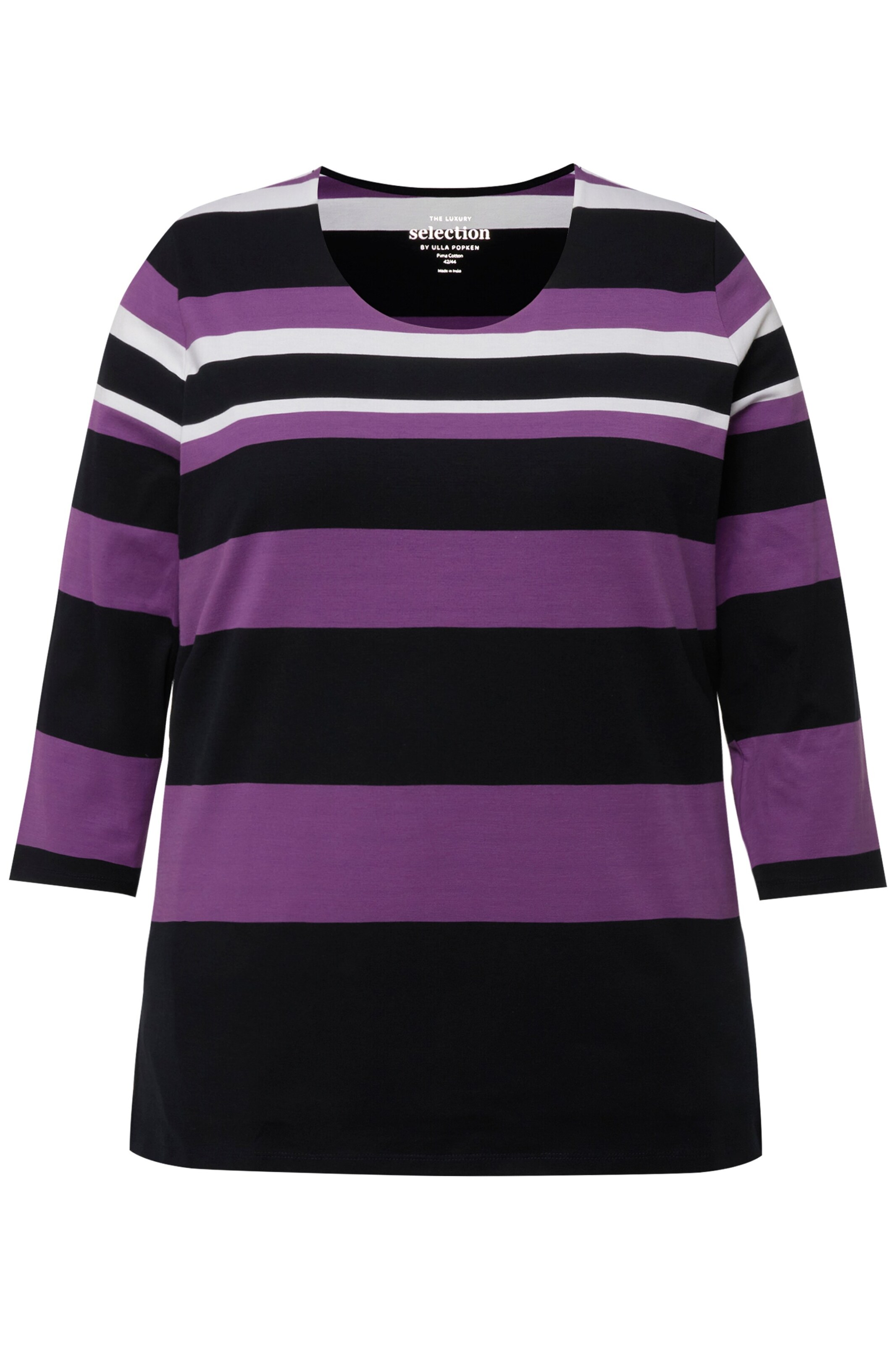 Ulla Popken Shirt in Lila: voorkant