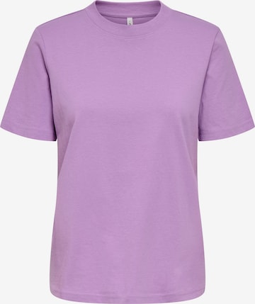 ONLY T-Shirt 'ONLMONJA' in Lila: Vorderseite