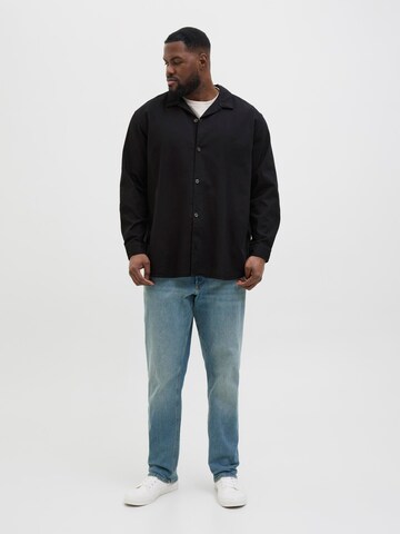 Jack & Jones Plus Comfort Fit Skjorte i sort