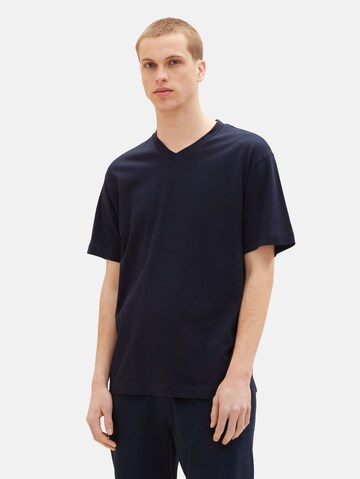 TOM TAILOR DENIM T-Shirt in Blau: Vorderseite