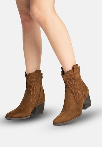 Elara Comwboystøvler i brun