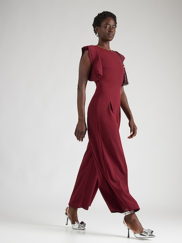 WAL G. - Jumpsuit 'FRANCESSCA' en rojo