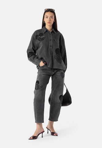 Elias Rumelis Regular Jeans 'YOANA' in Grau